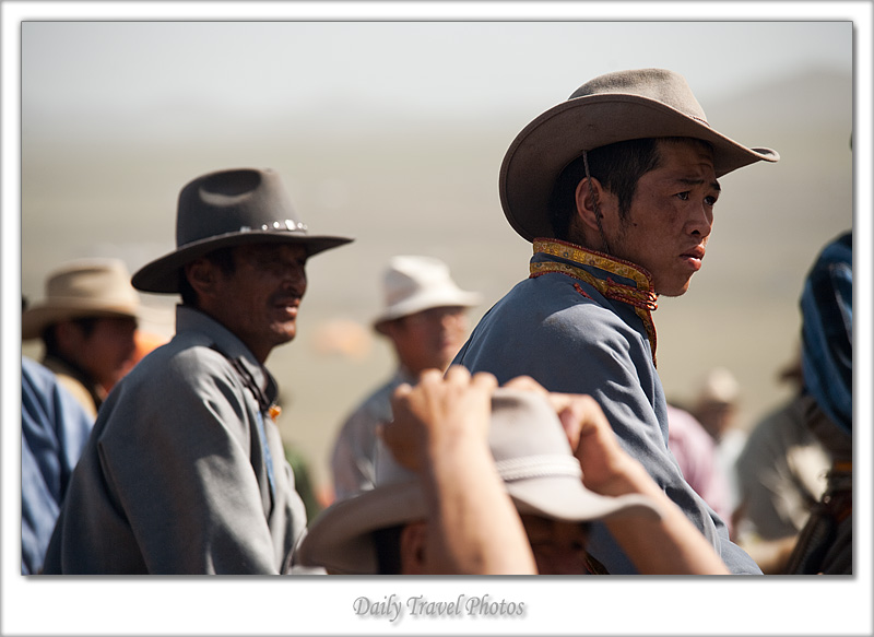 Mongolians gather to hear the results of a Nadaam festival horse race - Ulaan Bataar, Mongolia - Daily Travel Photos