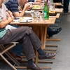 Leisurely Lunch Photo: Parisians watch the world go by as they chow down on lunch in the Latin Quarter in Paris.