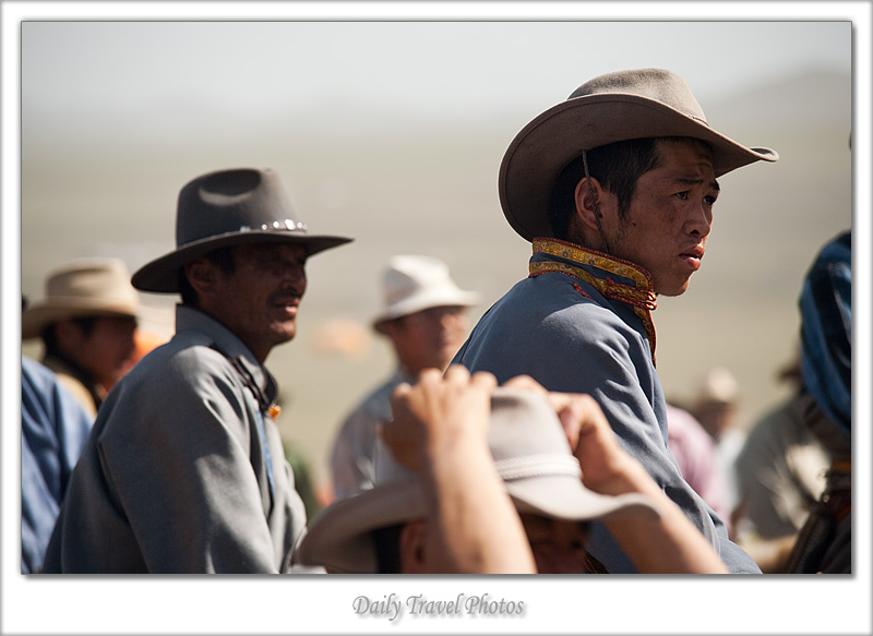 Mongolians gather to hear the results of a Nadaam festival horse race - Ulaan Baatar, Mongolia - Daily Travel Photos
