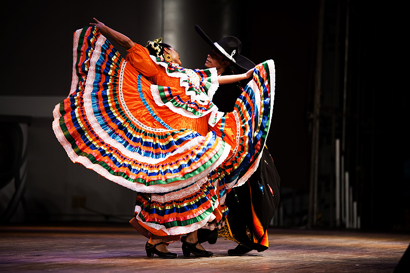 Traditional Mexican Dance Baile Folklorico Colorful Dress 2 - Seoul, South Korea - Daily Travel Photos