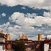 Smoke & Clouds (The Barkhor II) Photo: Jokhang Temple, the religious heart of Old Lhasa.  Pilgrims from all corners of Tibet make their way to Lhasa to circumambulate three times around this temple complex.