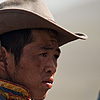 Results (Cowboys I) Photo: Rural Mongolia is a nation of horses and cowboys.  Here, cowboys await the results of a recent horse race.