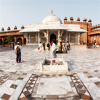 Center Court Photo: Panorama of Jama Masjid Courtyard.