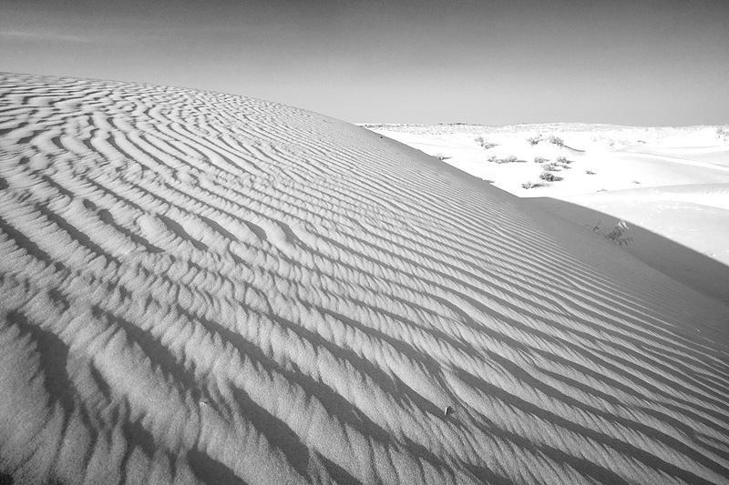 A sand dune in the desert near Khuri. - Khuri, Rajasthan, India - Daily Travel Photos