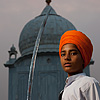 Terrorizing Tot Photo: A young Sikh boy looks menacing with a sword at Paonta Sahib Gurudwara.  (From the archives due to time restraints.)