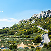 Bauxite Base Photo: Chateau des Baux lies in ruins surrounded by the picturesque fields of Provence.