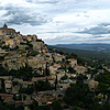 Grand Gordes Photo: Panorama of a beautiful hilltop village among the fields of Provence.