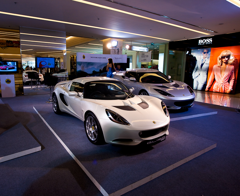 Lotus Sports Car Show Paragon Mall Inside - Bangkok, Thailand - Daily Travel Photos