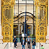 Large Little Palace (before/after) Photo: The ornate entrance to the Petit Palais, a museum in the heart of Paris.